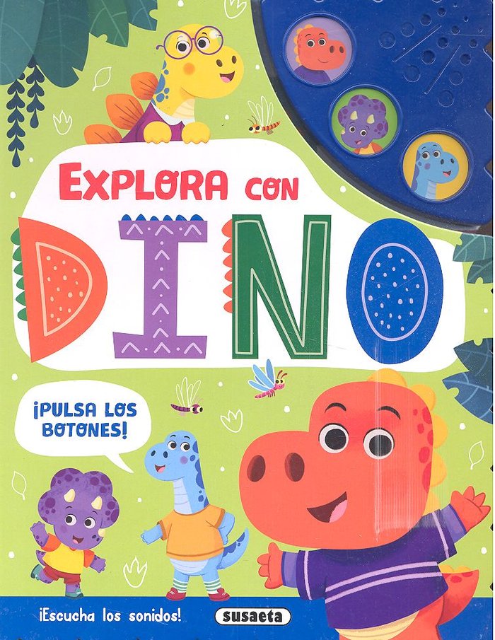 EXPLORA CON DINO, de EDICIONES, SUSAETA | portada del libro