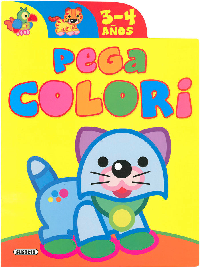 PEGACOLORI 3-4 AÑOS, de SUSAETA, EQUIPO | portada del libro