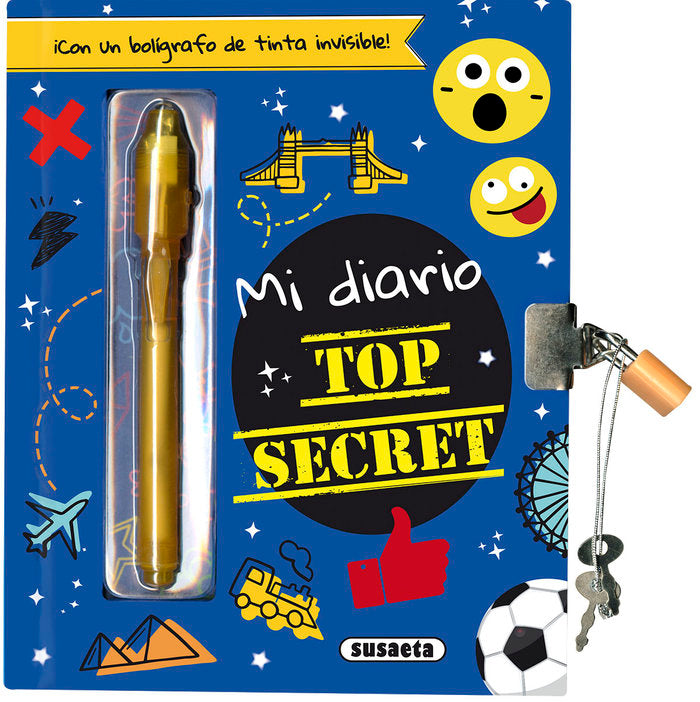 MI DIARIO TOP SECRET, de EDICIONES, SUSAETA | portada del libro