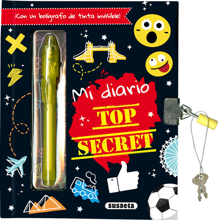 MI DIARIO TOP SECRET, de EDICIONES, SUSAETA | portada del libro