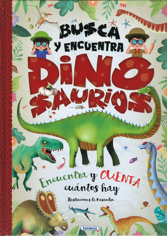 Busca y encuentra dinosaurios, de EDICIONES, SUSAETA | portada del libro
