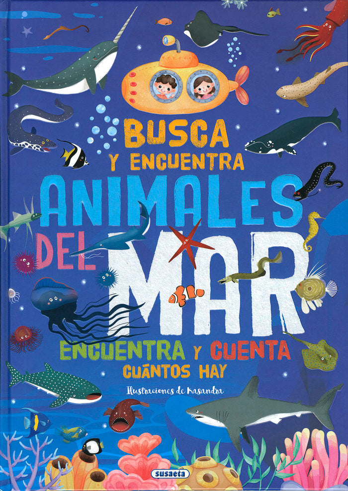 Busca y encuentra animales del mar, de EDICIONES, SUSAETA | portada del libro