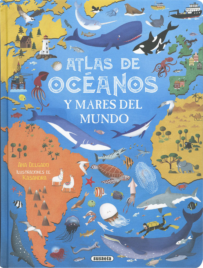ATLAS DE OCEANOS Y MARES DEL MUNDO, de DELGADO | portada del libro