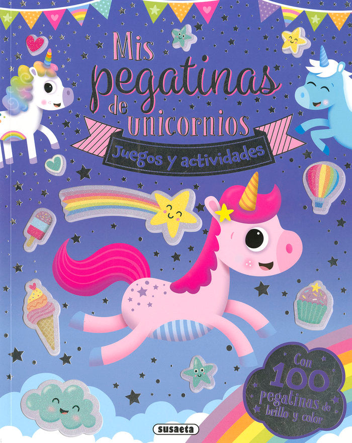 MIS PEGATINAS DE UNICORNIOS, de SUSAETA, EQUIPO | portada del libro