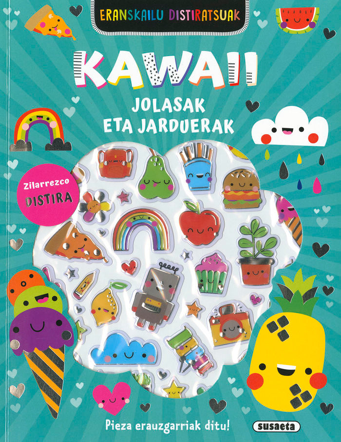 KAWAII - ZILARREZKO DISTIRA, de EDICIONES, SUSAETA | portada del libro
