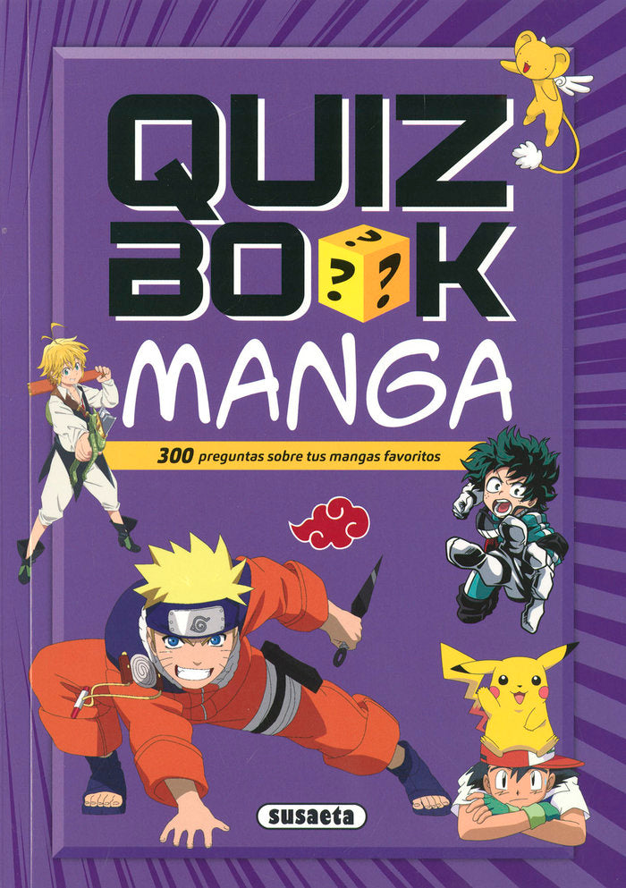 Quizbook Manga, de EDICIONES, SUSAETA | portada del libro