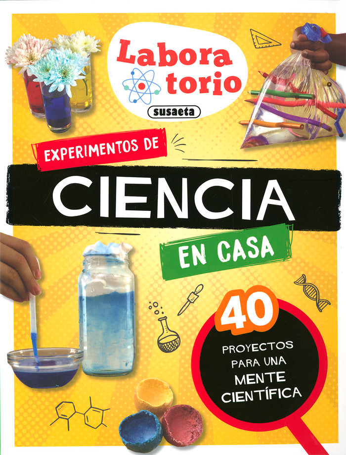 EXPERIMENTOS DE CIENCIA, de EDICIONES, SUSAETA | portada del libro