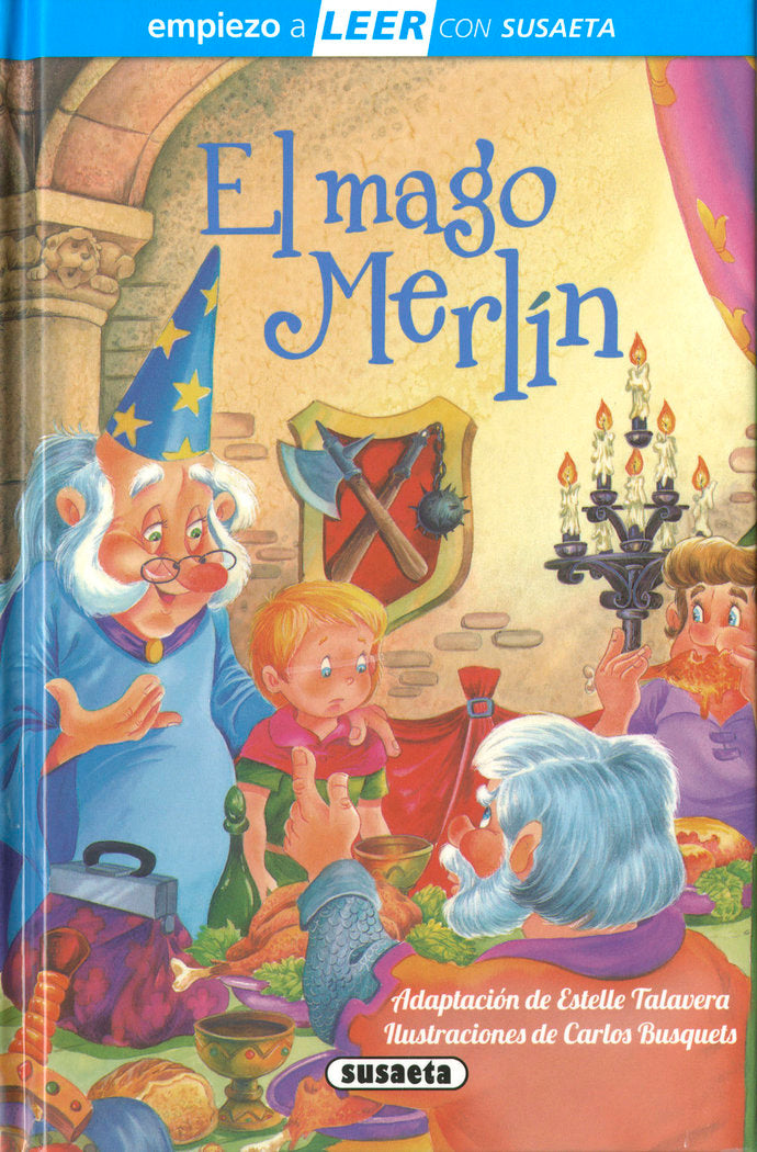 EL MAGO MERLIN, de ADAPTACION DE ESTELLE TALAVERA | portada del libro