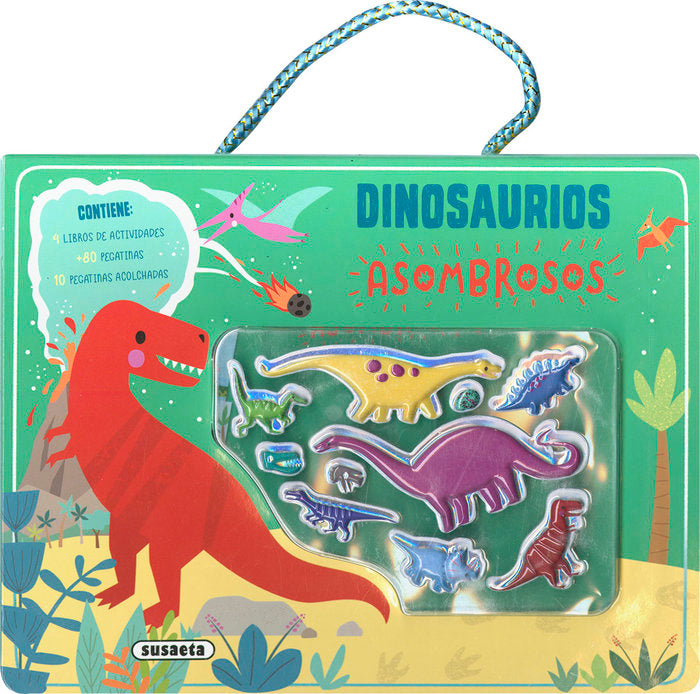 Dinosaurios asombrosos, de EDICIONES, SUSAETA | portada del libro