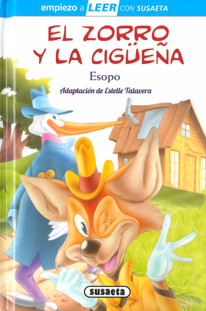 EL ZORRO Y LA CIGUEÑA, de ADAPTACION DE ESTELLE TALAVERA | portada del libro