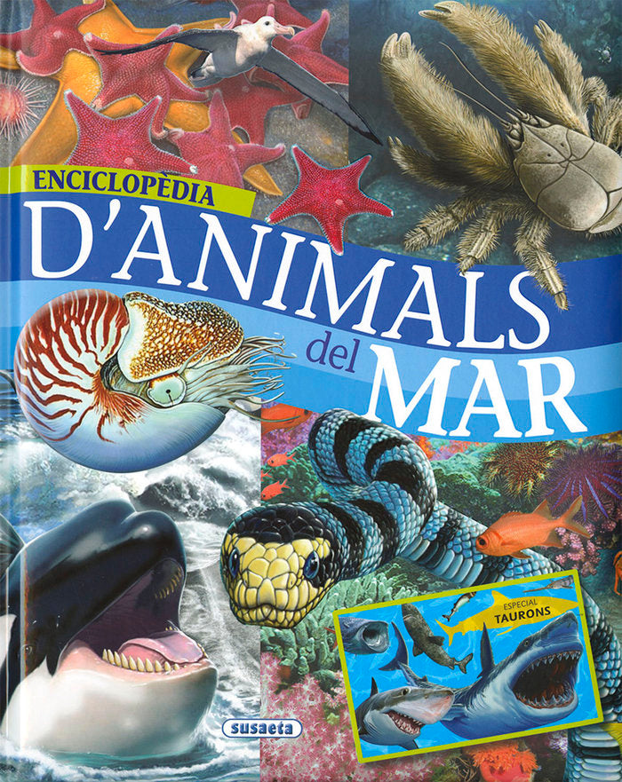 ENCICLOPEDIA D'ANIMALS DEL MAR, de RODRIGUEZ, CARMEN | portada del libro