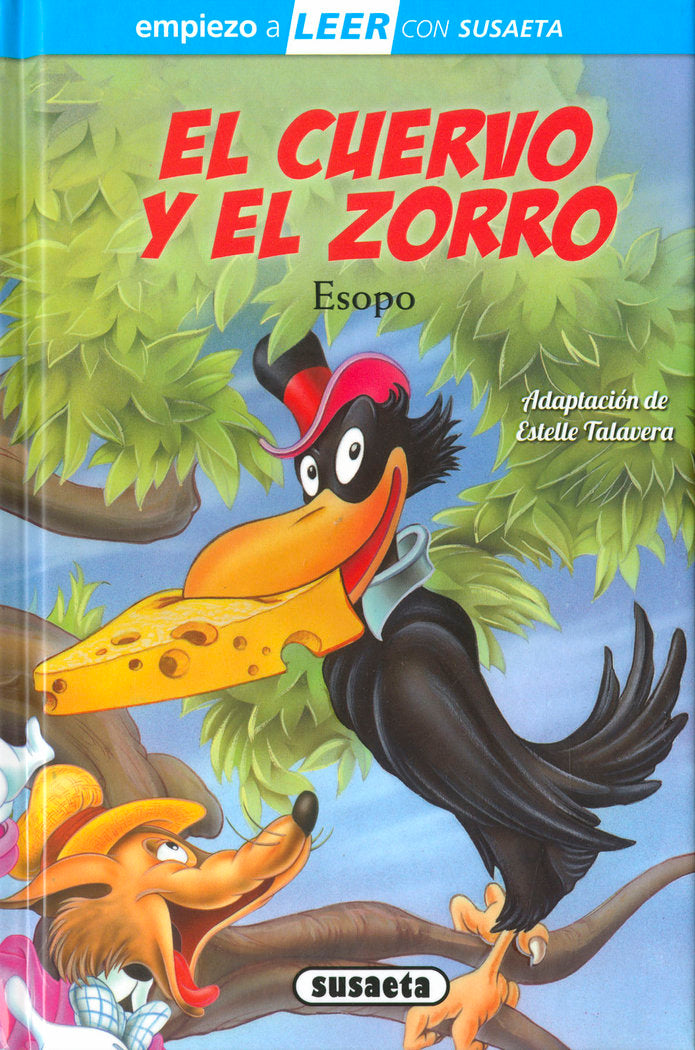 El cuervo y el zorro, de ADAPTACION DE ESTELLE TALAVERA | portada del libro