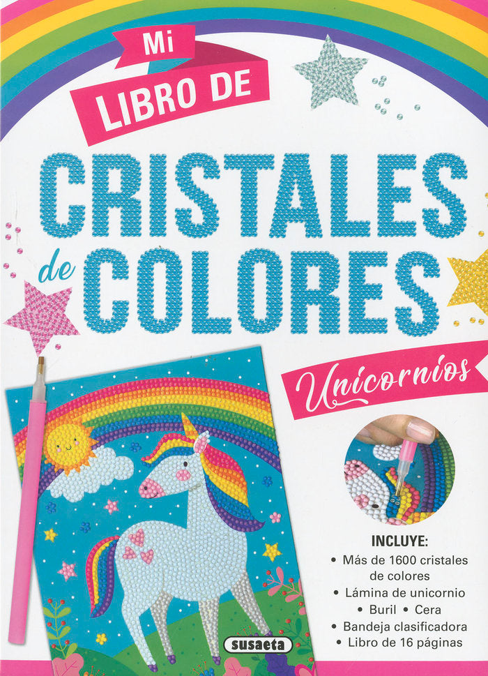 MI LIBRO DE CRISTALES DE COLORES, de EDICIONES, SUSAETA | portada del libro