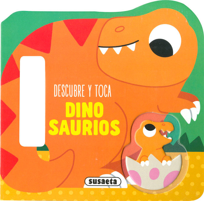 DESCUBRE Y TOCA DINOSAURIOS, de MARTINEZ, EMMA | portada del libro
