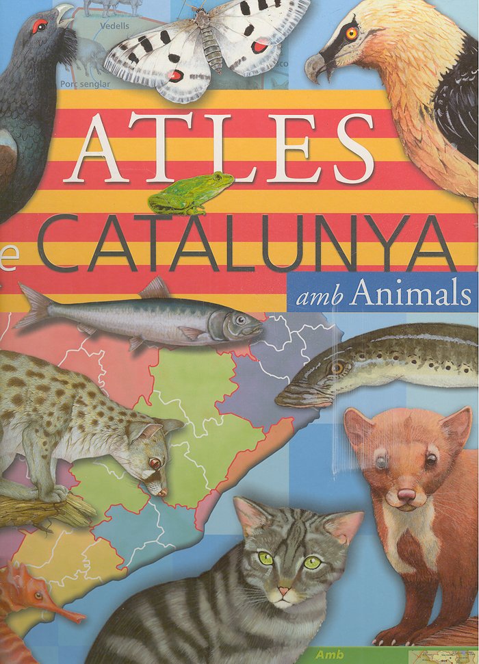 ATLES DE CATALUNYA AMB ANIMALS, de SUSAETA, EQUIP | portada del libro