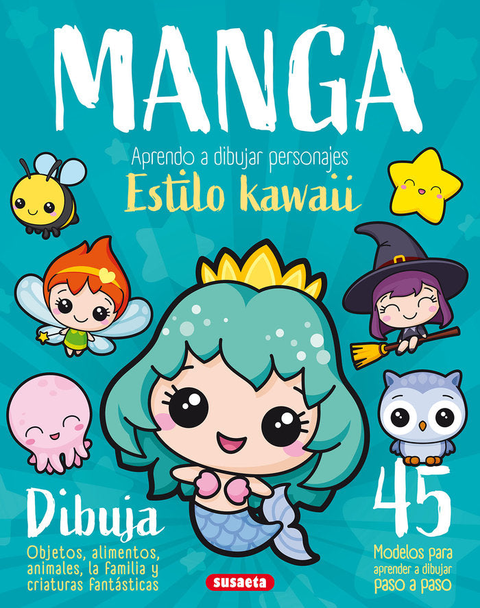 MANGA. APRENDO A DIBUJAR PERSONAJES ESTILO KAWAII, de URIEL, ROBERTO | portada del libro