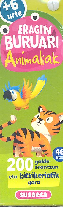 ANIMALIAK + 6 URTE, de SUSAETA, EQUIPO | portada del libro