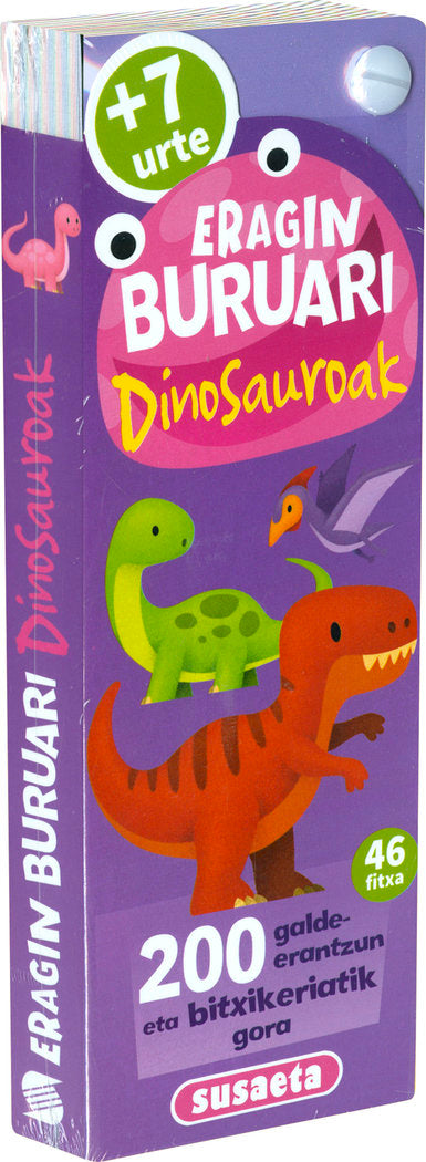 DINOSAUROAK + 7 URTE, de SUSAETA, EQUIPO | portada del libro