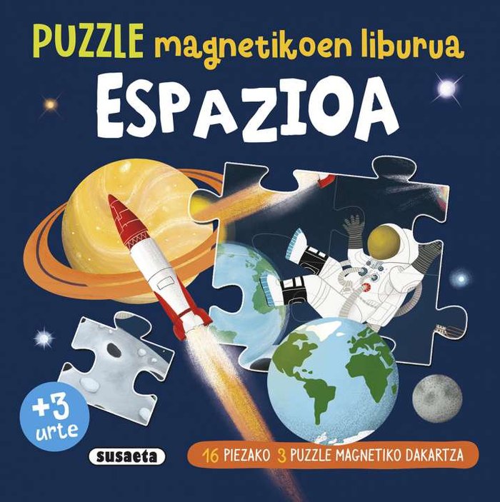 (EUS).ESPAZIOA.(PUZZLE LIBURUA MAGNETICKOEN), de AA.VV. | portada del libro