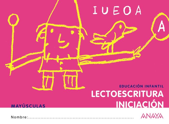 Lectoescritura. Iniciación. Mayúsculas., de Anaya Educación | portada del libro