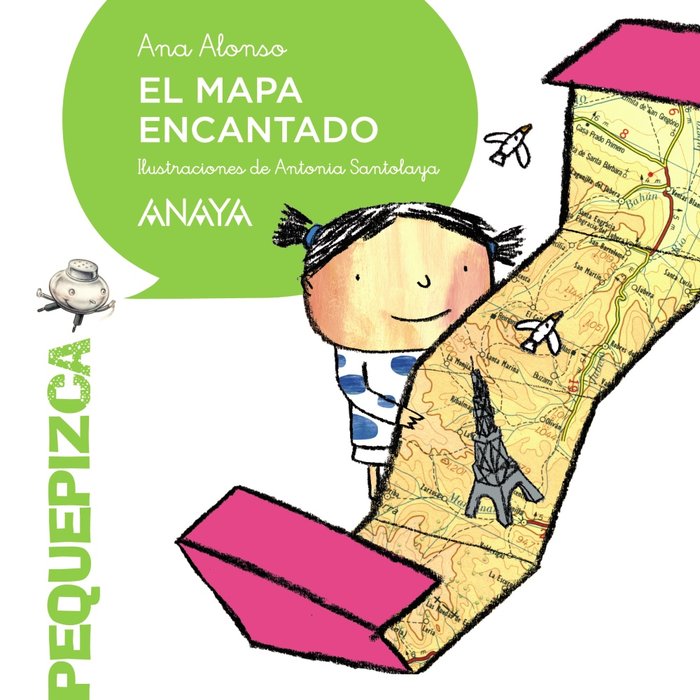 El mapa encantado, de Alonso, Ana | portada del libro