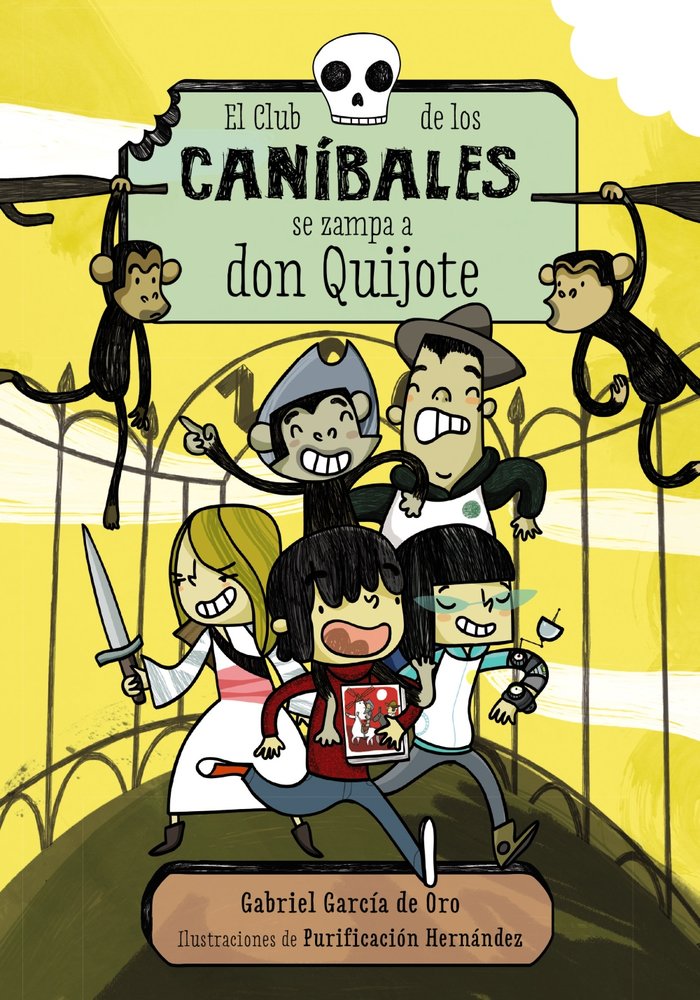 El Club de los Caníbales se zampa a don Quijote, de García de Oro, Gabriel | portada del libro