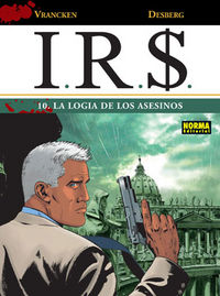 I.R.S. 10. LA LOGIA DE LOS ASESINOS, de Desberg | portada del libro
