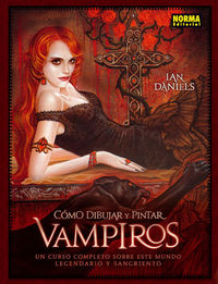 CÓMO DIBUJAR Y PINTAR VAMPIROS, de Kidd, Tom | portada del libro
