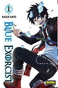 BLUE EXORCIST 01, de Kazue Kato | portada del libro