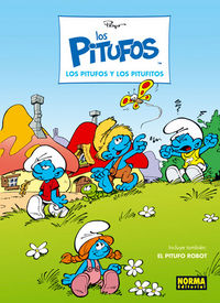 LOS PITUFOS 14. LOS PITUFOS Y LOS PITUFITOS, de Peyo | portada del libro