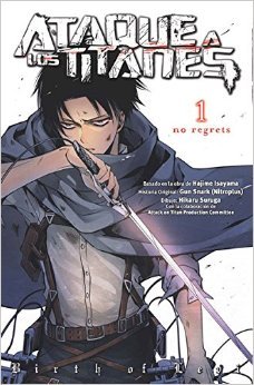 Ataque a los Titanes: NO REGRETS 1 | portada del libro
