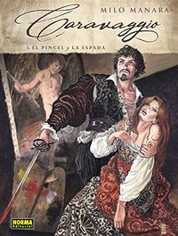 Caravaggio 1, de Manara | portada del libro