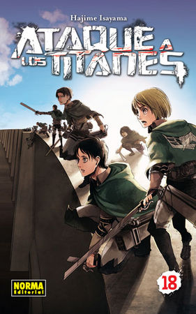 ATAQUE A LOS TITANES 18, de Isayama, Hajime | portada del libro