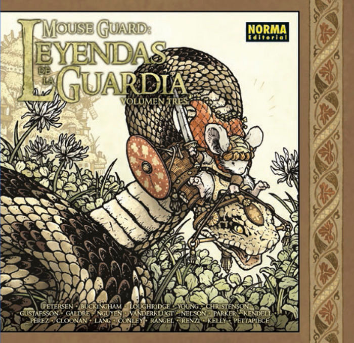 MOUSE GUARD: LEYENDAS DE LA GUARDIA 3, de Varios autores | portada del libro