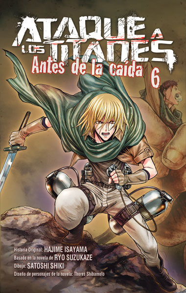ATAQUE A LOS TITANES, de Isayama | portada del libro