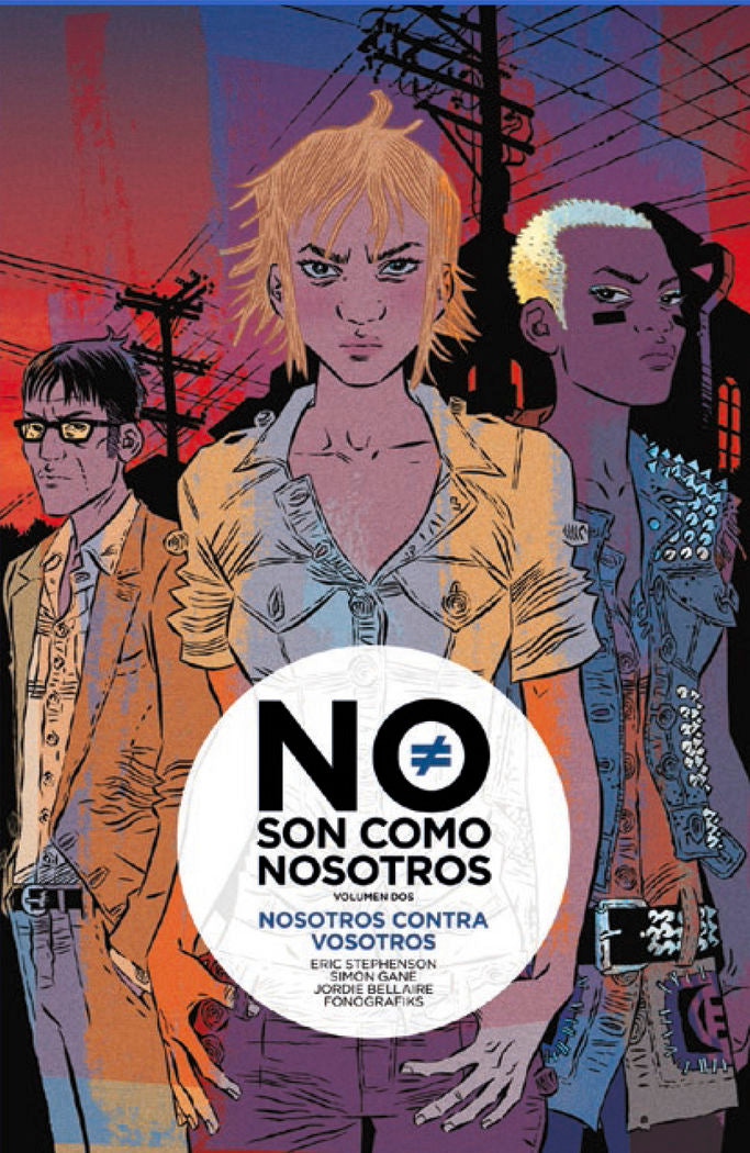 NO SON COMO NOSOTROS 2, de Stephenson | portada del libro