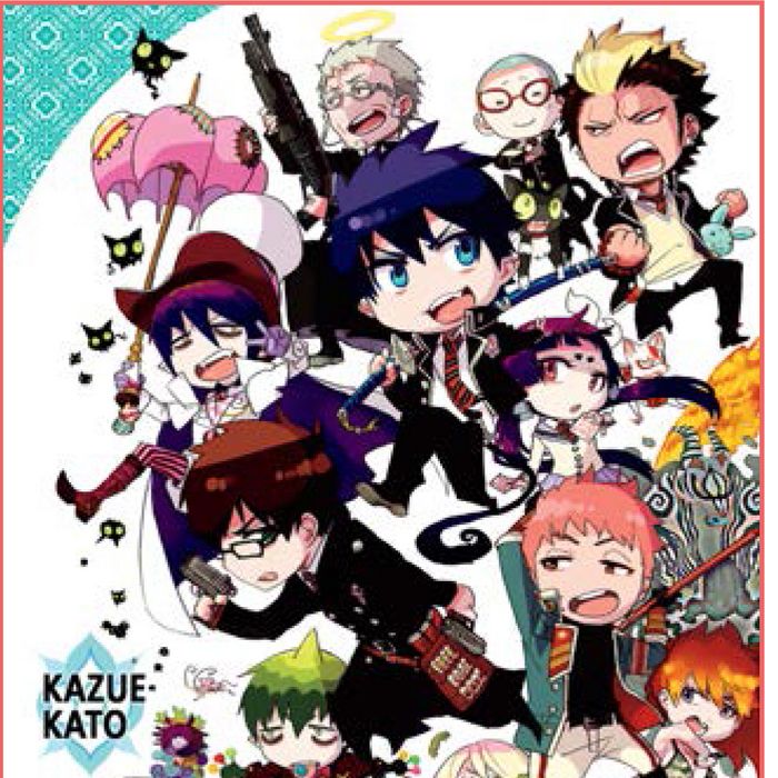 BLUE EXORCIST GUIA DE PERSONAJES, de KAZUE KATO | portada del libro