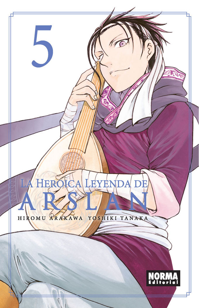 La heroica leyenda de Arslan 5, de Hiromu Arakawa | portada del libro
