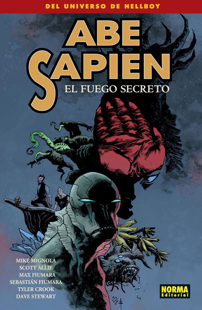 Abe Sapien 7. El fuego secreto, de Varios autores | portada del libro