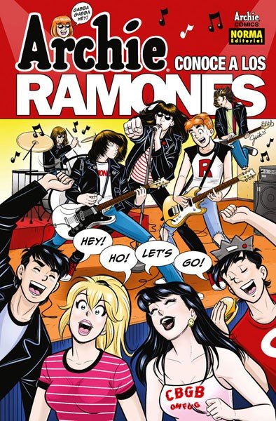 Archie conoce a los Ramones, de Rosenberg | portada del libro