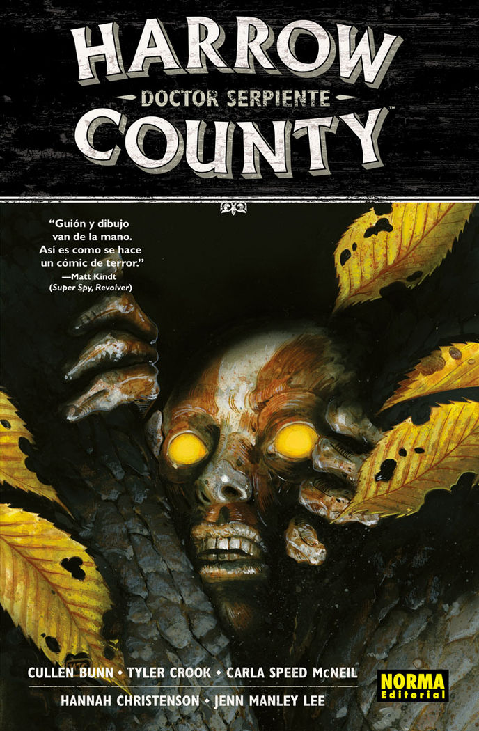 Harrow County 3. Doctor serpiente, de Manley Lee | portada del libro