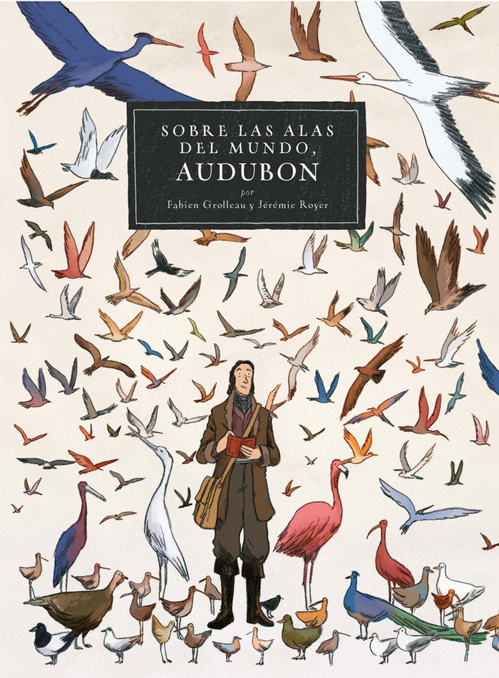 Sobre las alas del mundo, Audubon., de Grolleau | portada del libro