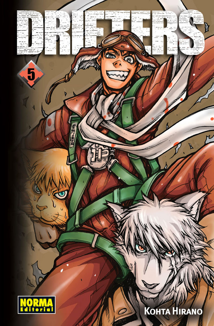 DRIFTERS 5, de Hirano | portada del libro