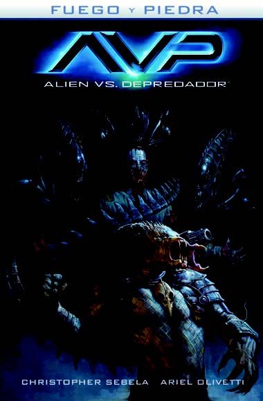 Aliens vs Depredador: Fuego y Piedra 3, de Sebela | portada del libro