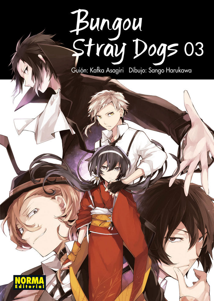 Bungou Stray Dogs 3, de Harukawa | portada del libro