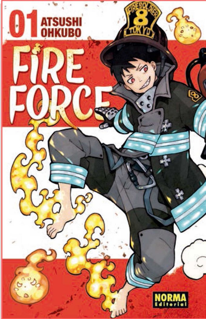 Fire Force 1, de Ohkubo | portada del libro