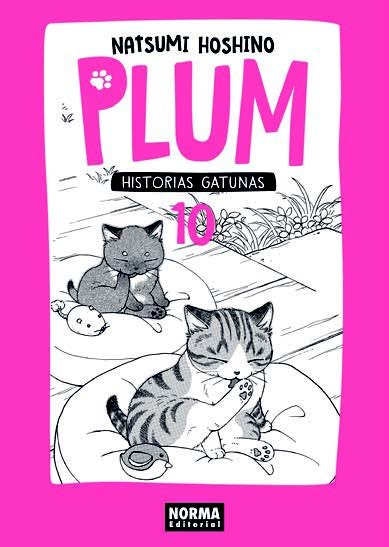 PLUM Historias gatunas 10, de Hoshino | portada del libro