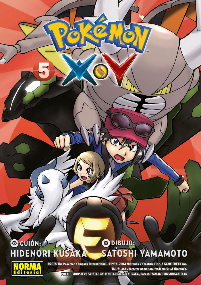 Pokémon X-Y 5, de Kusaka | portada del libro