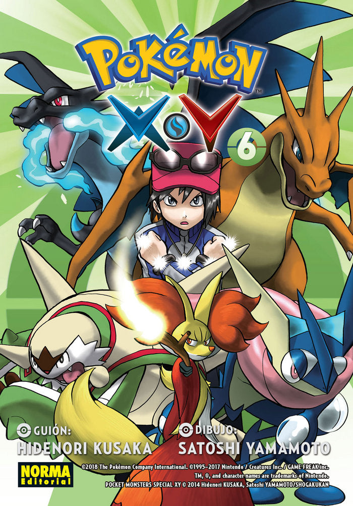Pokémon X-Y 6, de Kusaka | portada del libro