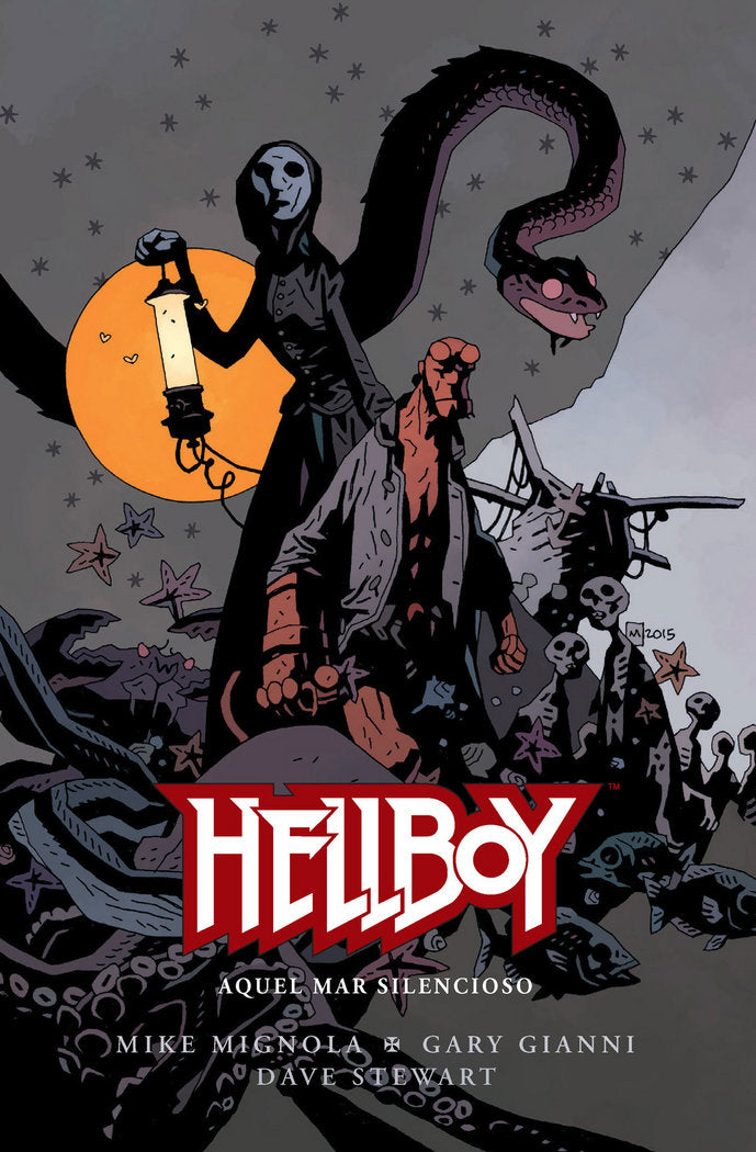 Hellboy 21. Aquél mar silencioso, de Mignola | portada del libro